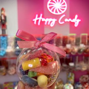 Candy Boule de Noel Transparente Gourmande (M) 