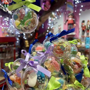 100 Pièces Sachets en Plastique Noël pour Biscuits Bonbons, Xmas